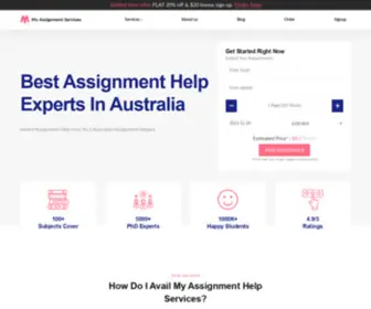 Myassignmentservices.net(Assignment Help) Screenshot