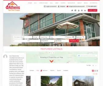 Myathenshouse.com(The Athens Real Estate Company) Screenshot