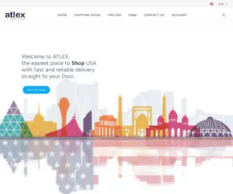 Myatlex.com(US Parcel Forwarding Service) Screenshot