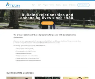 Myattain.org(Attain Inc) Screenshot