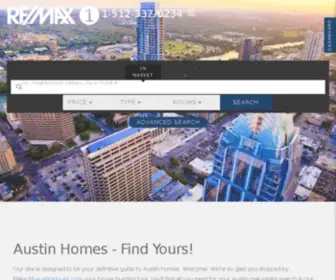 Myaustinhouse.com(Greater Austin Homes for Sale) Screenshot