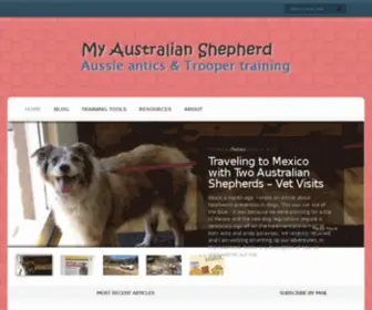 Myaustralianshepherd.net(Myaustralianshepherd) Screenshot