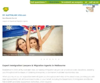 Myaustralianvisa.com(Melbourne Immigration Lawyers) Screenshot