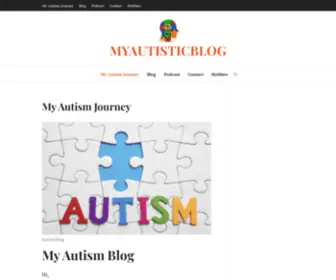 Myautisticblog.co.uk(Autistic Blog) Screenshot