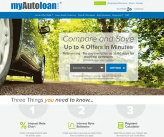 Myautoloan.com(New or Used Auto Loan & Refinancing) Screenshot