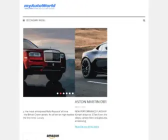 Myautoworld.com(Where the Cars are the Stars) Screenshot