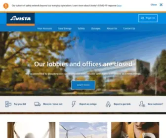 Myavista.com(An energy company) Screenshot