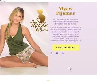 Myaw.com.co(Myaw Pijamas) Screenshot