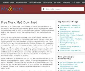 Myaxom.com(Download Free Audio mp3 songs) Screenshot