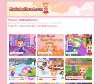 Mybabyhazel.com(MY BABY HAZEL GAMES) Screenshot