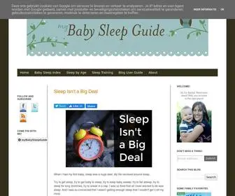 Mybabysleepguide.com(My Baby Sleep Guide) Screenshot