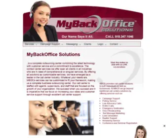 Mybackofficesolutions.us(Outsourcing centerMyBackOffice Solutions) Screenshot