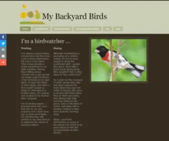 Mybackyardbirds.com(My Backyard Birds) Screenshot