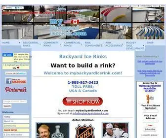 Mybackyardicerink.com(Backyard Ice Rinks) Screenshot