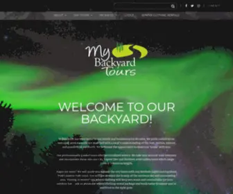 Mybackyardtours.com(My Backyard Tours) Screenshot