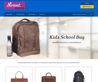 Mybagmanufacturer.com(NIRANT KREATIONS) Screenshot