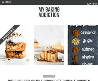 Mybakingaddiction.com(My Baking Addiction) Screenshot
