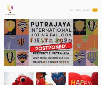 Myballoonfiesta.com(5th Putrajaya International Hot Air Balloon Fiesta 2013) Screenshot