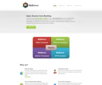 Mybanco.org(Open Source Core Banking Software) Screenshot