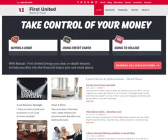 Mybankfirstunited.com(First United Bank & Trust) Screenshot