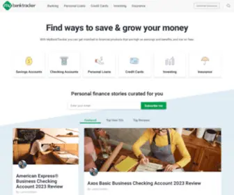 Mybanktracker.com(Find Top Banks) Screenshot