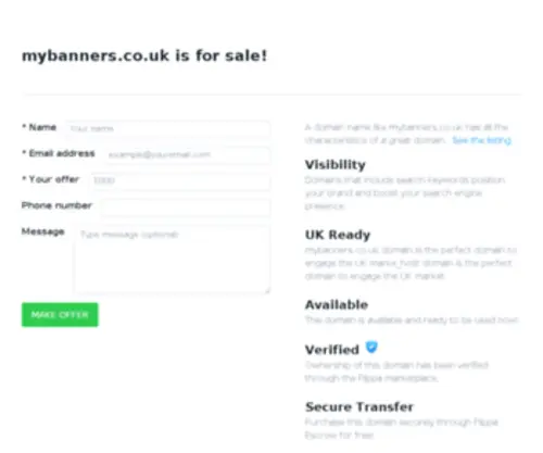 Mybanners.co.uk(Bot Verification) Screenshot