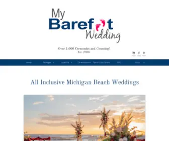 Mybarefootwedding.com(Mybarefootwedding) Screenshot