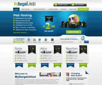 Mybargainhost.com(The Leader In Multi) Screenshot