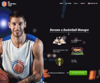 Mybasketteam.com(My basketball team) Screenshot