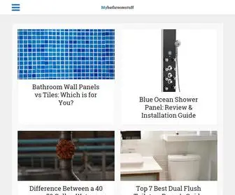 Mybathroomstuff.com(Free Guide on the Best Stuff for Your Bath) Screenshot