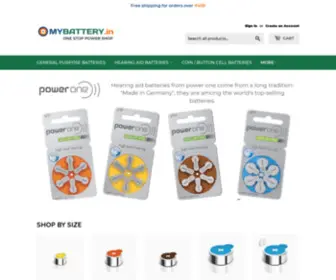 Mybattery.in(Buy Hearing Aid Batteries at Wholesale Price) Screenshot