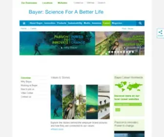 Mybayerjob.com(Bayer Global HR) Screenshot