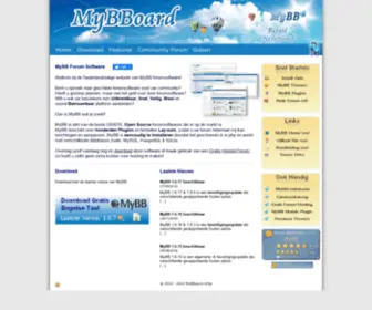 MYbboard.nl(MyBB Gratis Forum Software) Screenshot