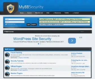 MYBbsecurity.net(MyBB Security) Screenshot