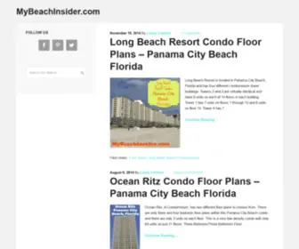 Mybeachinsider.com(My Beach Insider) Screenshot