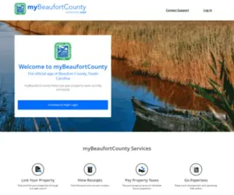 Mybeaufortcounty.com(The beaufort county official) Screenshot