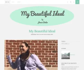 Mybeautifulideal.com(Inspiring you to live your Ideal Life) Screenshot