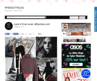 Mybeautyblog.fr(Blog beauté) Screenshot