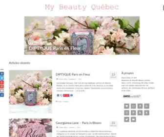 MybeautyQuebec.com(My Beauty Québec) Screenshot