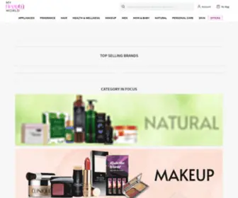 MybeautyWorld.com(Beauty World) Screenshot