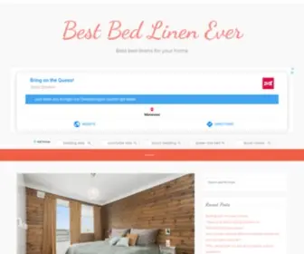 Mybedlinen.com(Best bed linens for your home) Screenshot