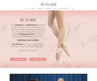 Mybeginnerpointe.com(Beginner to Professional En Pointe) Screenshot