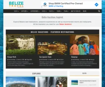 Mybelizeadventure.com(Belize Vacations) Screenshot