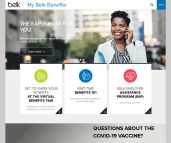 Mybelkbenefits.com(Belk HR Portal) Screenshot