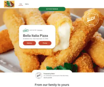 Mybellaitaliapizza.com(Bella Italia Pizza) Screenshot