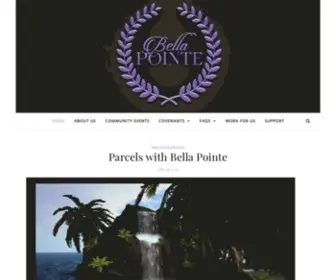 Mybellapointe.com(Second Life Land Rentals) Screenshot