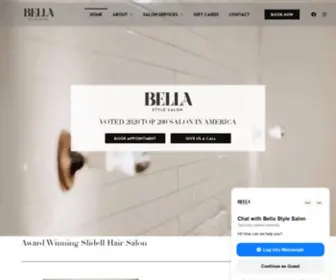 Mybellastyle.com(Bella Style Salon) Screenshot