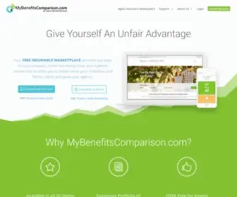 Mybenefitscomparison.com(The Insurance Agents Unfair Advantage) Screenshot