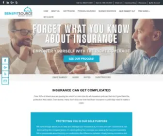 Mybenefitsource.net(BenefitSource Insurance Services) Screenshot