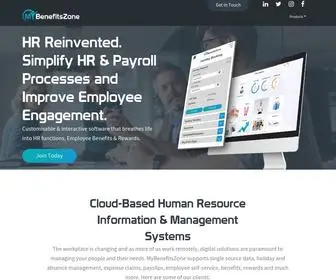 Mybenefitszone.com(Customisable HR Platform) Screenshot